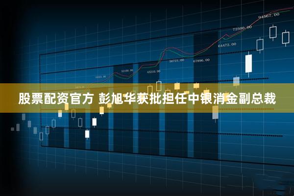 股票配资官方 彭旭华获批担任中银消金副总裁